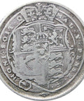 1817 6 Pence George III Great Britain Silver Coin