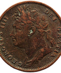 1822 Farthing George IV Coin United Kingdom