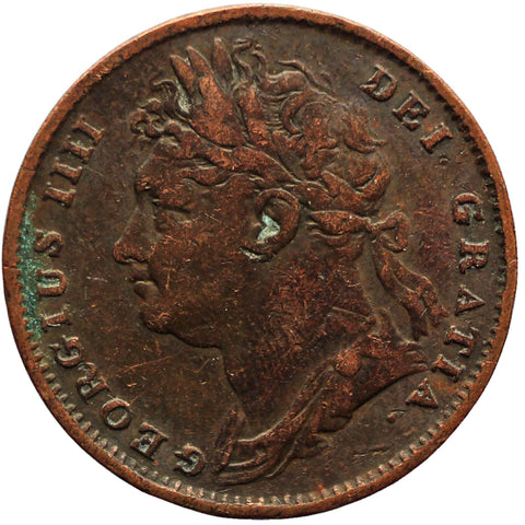 1822 Farthing George IV Coin United Kingdom