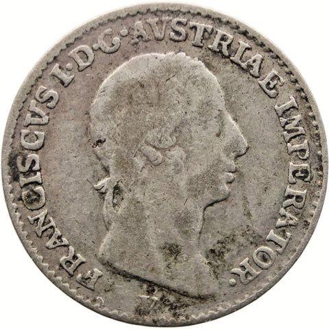 1822 V 1/4 Lira Lombardy - Venetia Coin Italy Silver Venice Mint