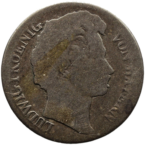 1830 3 Kreuzer Bavaria Germany Coin Ludwig I