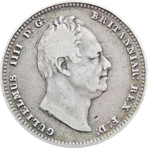 1834 Great Britain William IV One Shilling Coin
