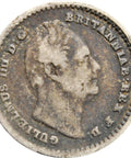 1834 One and Half Pence William IV Great Britain Silver British Coin Struck for Colonial use