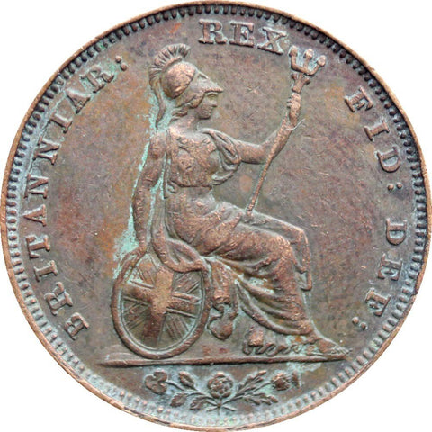 1834 United Kingdom William IV One Farthing Coin