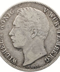 1841 Half Gulden Kingdom of Württemberg Germany Coin Wilhelm I Silver