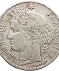 1850 5 Francs France Coin France Paris Mint