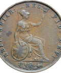 1853 Half Penny Queen Victoria Great Britain Coin