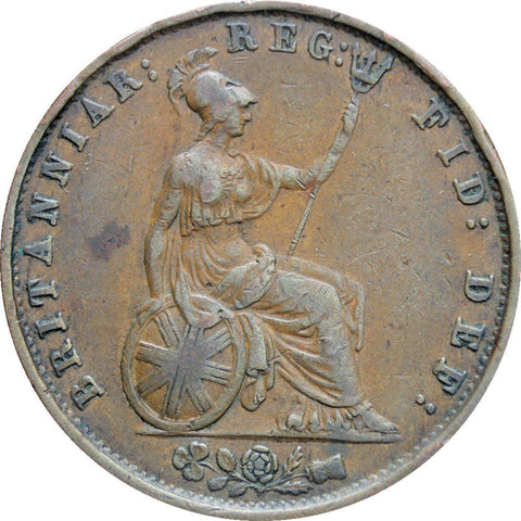 1853 Half Penny Queen Victoria Great Britain Coin