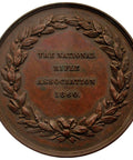 1860 Antique National Rifle Association Medal Bronze Large Awarded 1919