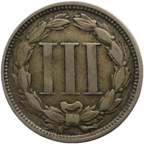 1867 3 Cents Nickel United States Coin