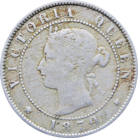 1870 Half Penny Jamaica Queen Victoria Coin