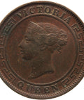 1870 One Cents Ceylon Victoria Coin
