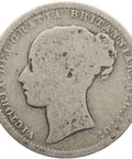 1871 Shilling Victoria Queen Great Britain Silver British Coin