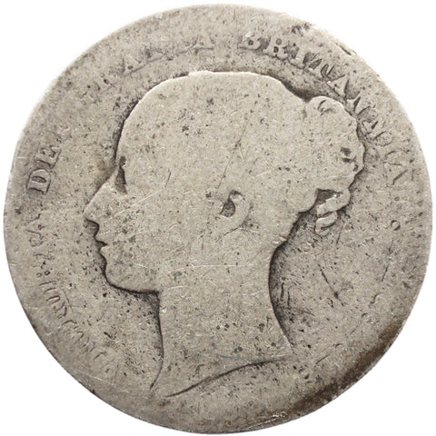 1873 Shilling Victoria Queen Great Britain Silver British Coin