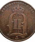 1874 5 Ore Sweden Coin Oscar II