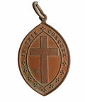 1875 Guild Of St Helena Religion Cross Antique British Military Charity Bronze Medal