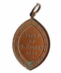 1875 Guild Of St Helena Religion Cross Antique British Military Charity Bronze Medal