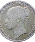 1875 Shilling Queen Victoria Great Britain Silver Coin