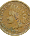 1881 One Cent United States Indian Head Coin