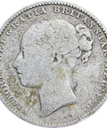 1881 Shilling Victoria Queen Great Britain Silver Coin British