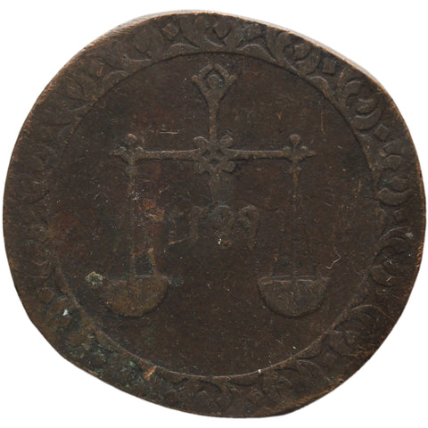 1882 1 Pysa Barghash bin Said of Zanzibar Coin
