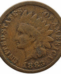 1883 One Cent US Coin Indian Head
