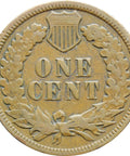 1886 One Cent United States Indian Head Coin Type 1