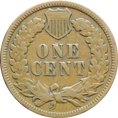 1886 One Cent United States Indian Head Coin Type 1