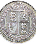 1887 Shilling Queen Victoria Great Britain Silver Coin