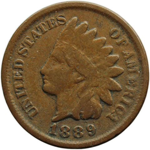 1889 Indian Head One Cent United States Coin