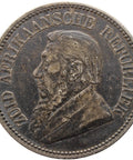 1892 2 1/2 Shilling South Africa Coin Paul Kruger Silver