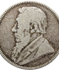 1892 Shilling South Africa Coin Silver Paul Kruger