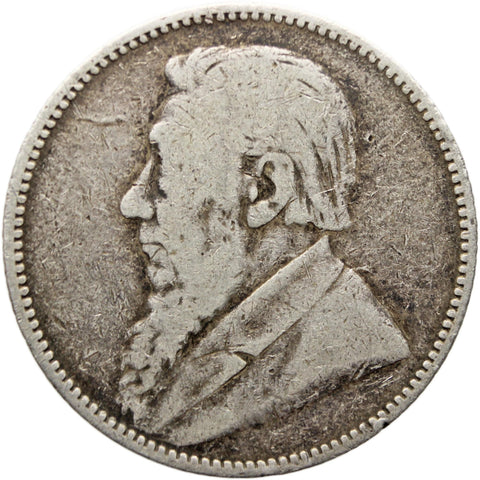1892 Shilling South Africa Coin Silver Paul Kruger