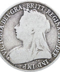 1893 Great Britain Queen Victoria Shilling Silver Coin