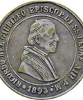 1893 Italy Papal States Vatican Pope Leo XIII Medal Church of St. Joachim