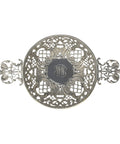 1894 Antique Victorian Era Pierced Bonbon Dish Silversmith William Comyns & Sons London Hallmarks