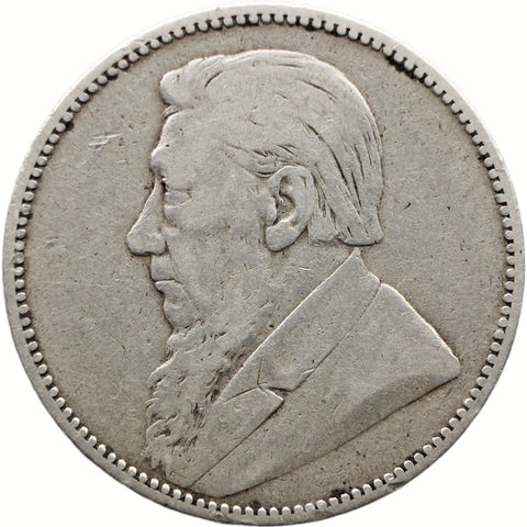 1894 Shilling South Africa Coin Silver Paul Kruger