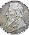 1894 Shilling South Africa Paul Kruger Silver Coin
