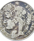 1895 50 Centimes France Coin Silver