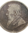 1895 Two Shilling South Africa Silver Coin ZAR Paul Kruger
