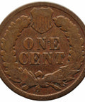 1896 One Cent United States Indian Head Coin