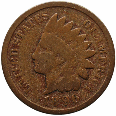 1896 One Cent United States Indian Head Coin