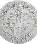1896 Shilling Queen Victoria Great Britain Silver Coin