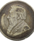 1896 Two Shilling South Africa Coin ZAR Paul Kruger Silver