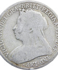 1897 Shilling Queen Victoria Great Britain Silver Coin