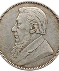 1897 Shilling South Africa Paul Kruger ZAR Silver Coin
