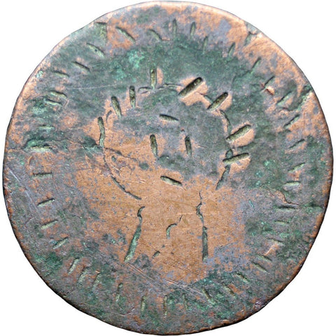 19 century Antique Isle of Man Folk Art Engraved Token Coin