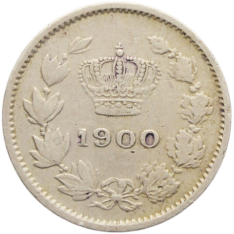 1900 5 Bani Romania Coin Carol I