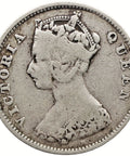 1900 H 10 Cents Hong Kong Coin Victoria Silver Heaton Mint