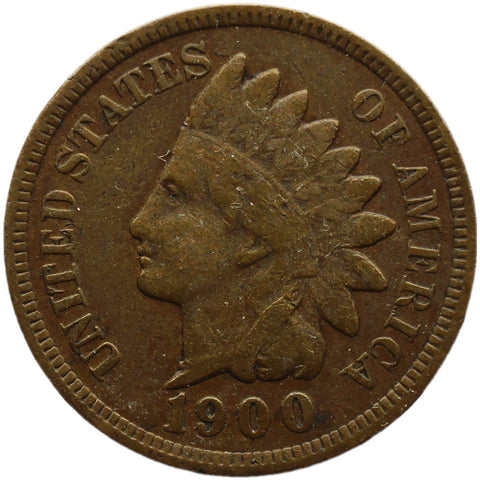 1900 One Cent Coin United States Indian Head